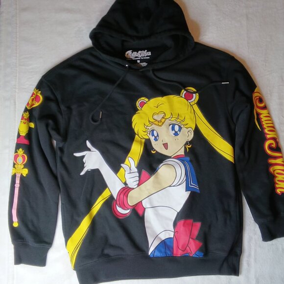 Naoko Takeuchi/PNP, Toei Animation β€ Sailor Moon Jumbo Print Hoodie Medium β€ - Picture 16 of 16